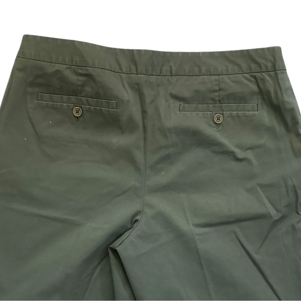 Jones New York Bermuda Shorts Army Green Size 14 - Picture 2 of 6